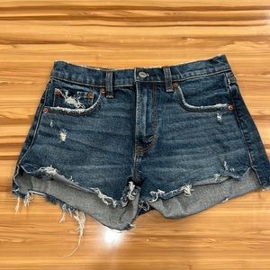 Abercrombie & Fitch Mid Rise Mom Shorts